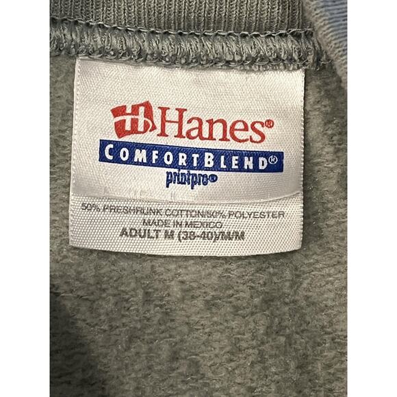 Hanes Cardigan Sweater Womens Medium Cat Applique Button Front Animal Novelty - Picture 9 of 13